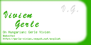 vivien gerle business card